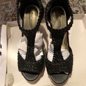 Never worn 9-west wedges